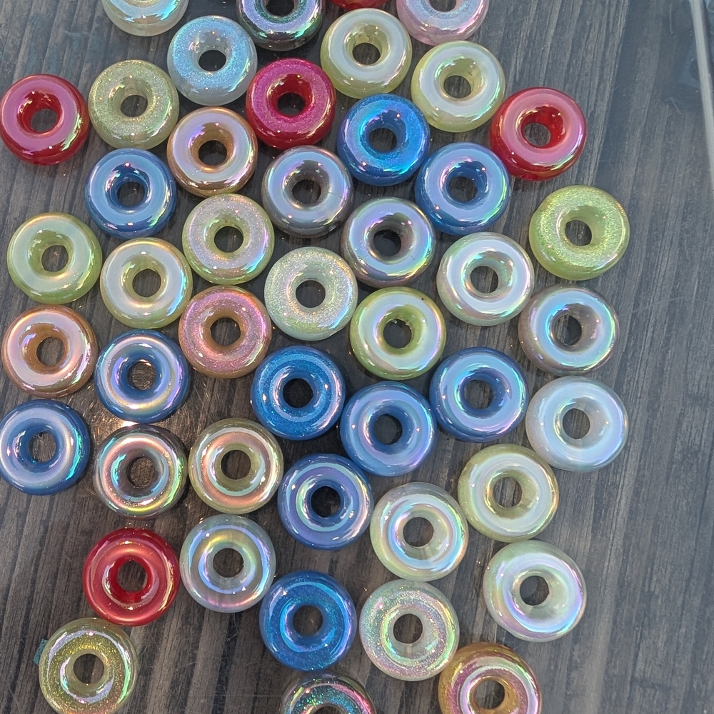 Colorful Glass Beads Set